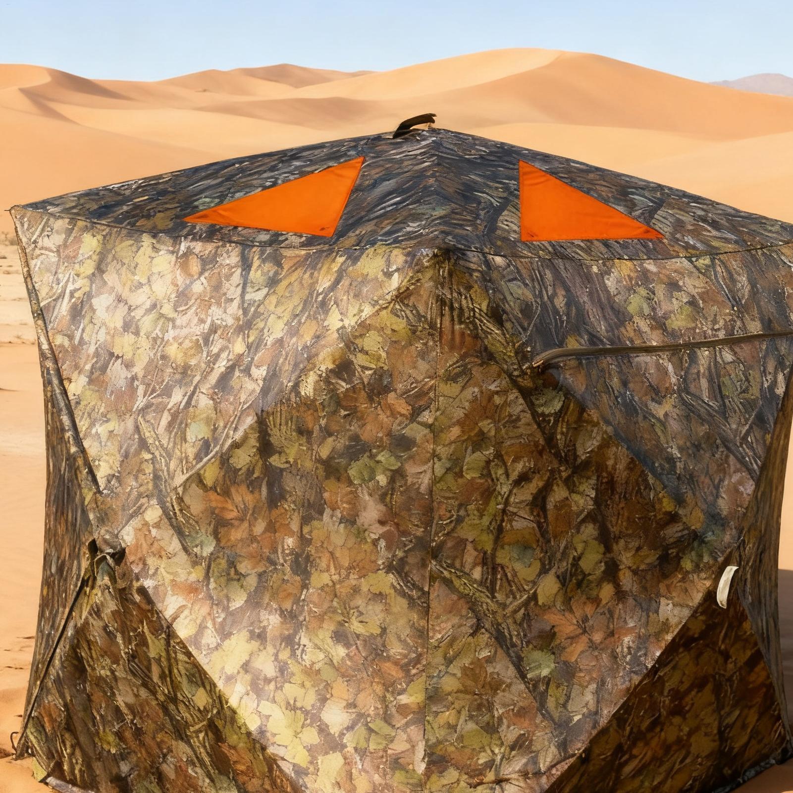 Outdoor Hunting Tent - 헌팅 블라인드 오렌지 마커 자석 헌팅