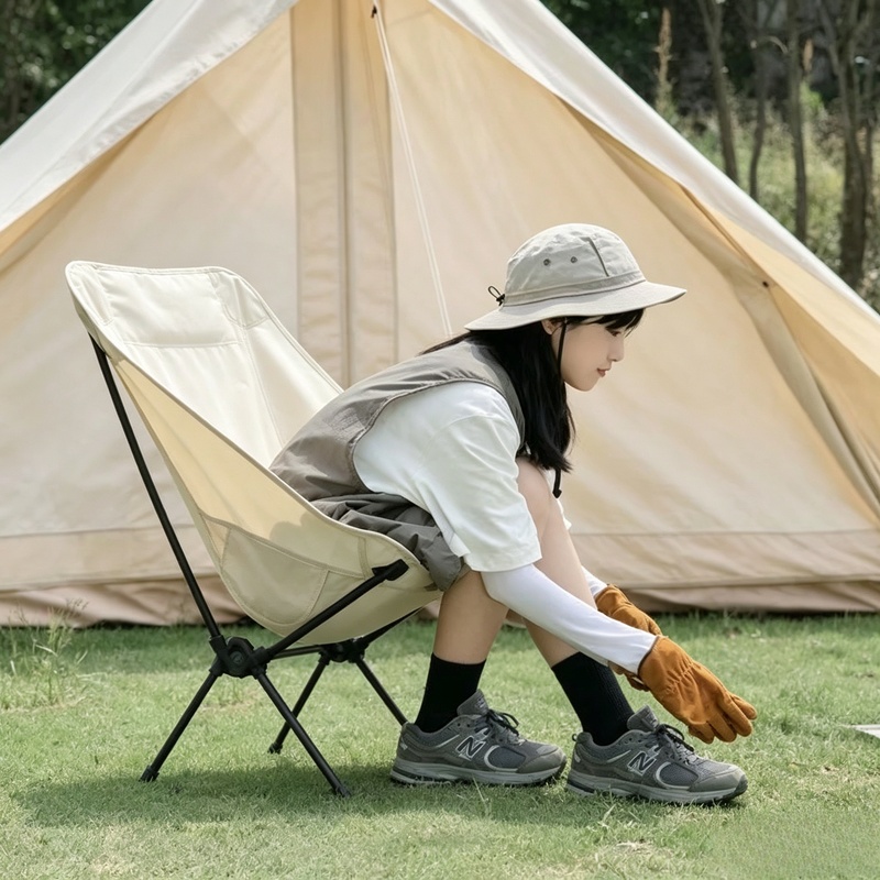 Outdoor Hunting Chair - 휴대용 경량 접이식 캠핑 의자, 수납