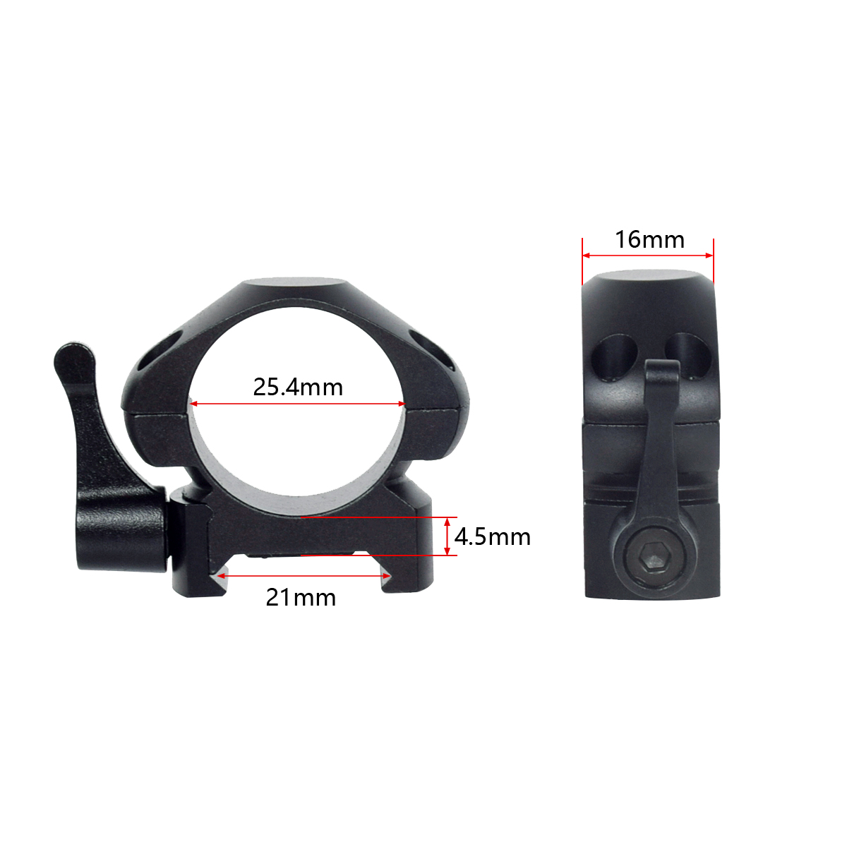 2 개/갑 25.4mm 30mm 낮은 높은 중간 프로파 - Outdoor Hunting Lab 리뷰 및 가격