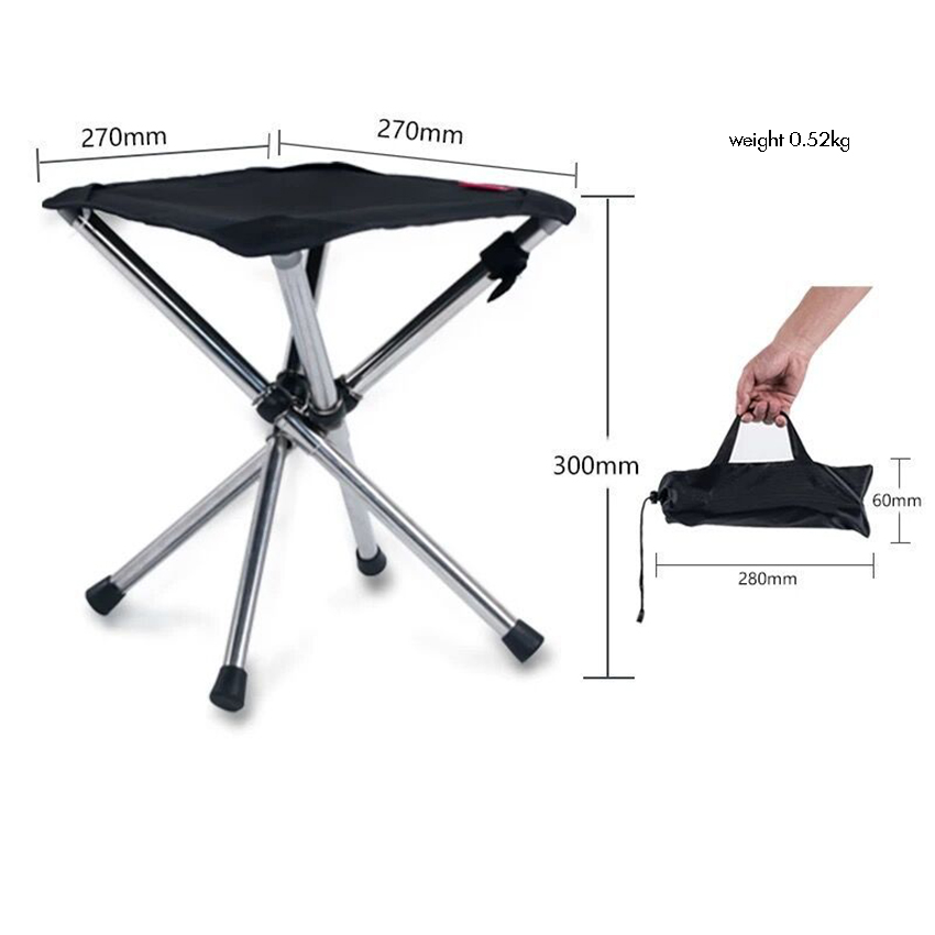 컴팩트하고 가벼운 캠핑 스툴, 휴대용 접이식 스툴, 야 - Outdoor Hunting Chair 리뷰 및 가격