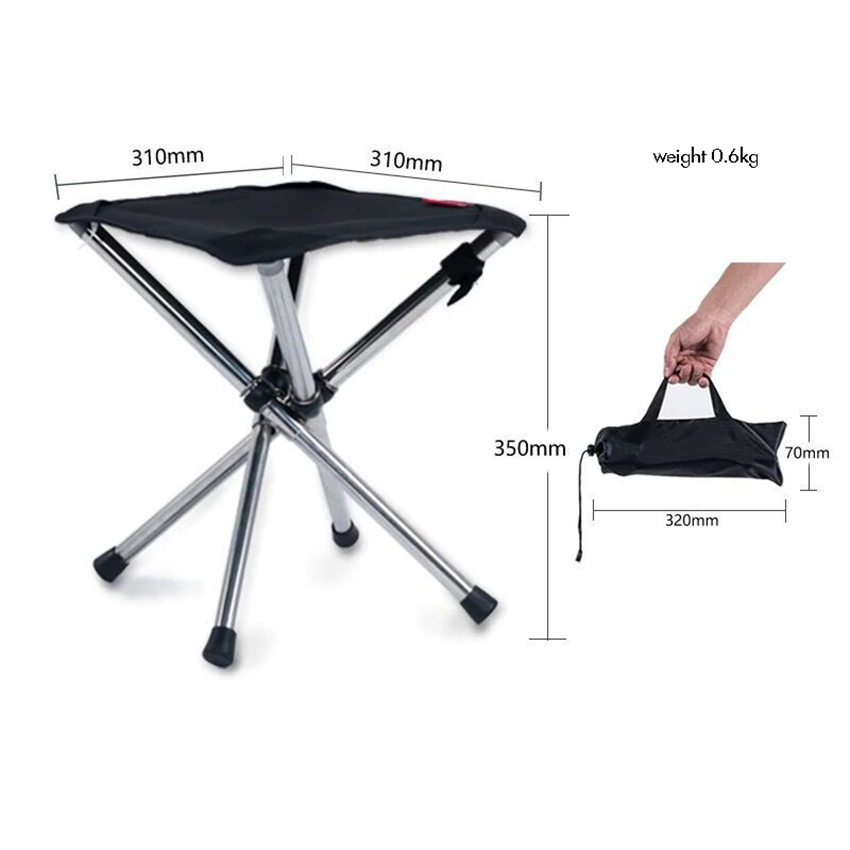 컴팩트하고 가벼운 캠핑 스툴, 휴대용 접이식 스툴, 야 - Outdoor Hunting Chair 리뷰 및 가격