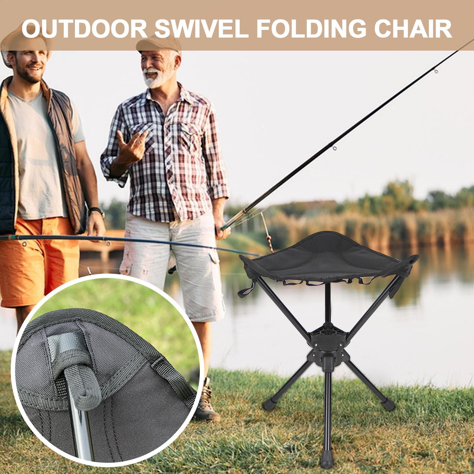 휴대용 접이식 회전 캠핑 의자, 야외 사냥 배낭여행용  - Outdoor Hunting Chair 리뷰 및 가격
