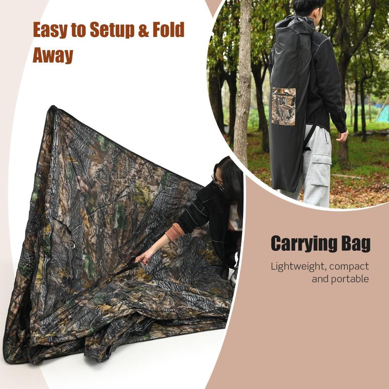 휴대용 사냥 은신처(사슴 및 양각양용), 지면 고정용  - Hunting Outdoors 리뷰 및 가격