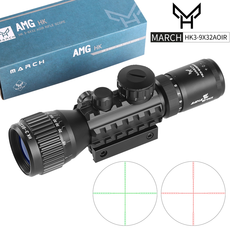 전술용 HK 3-9X32AOIR 사냥용 스코프 레드 그 - Outdoor Hunting Lab 리뷰 및 가격