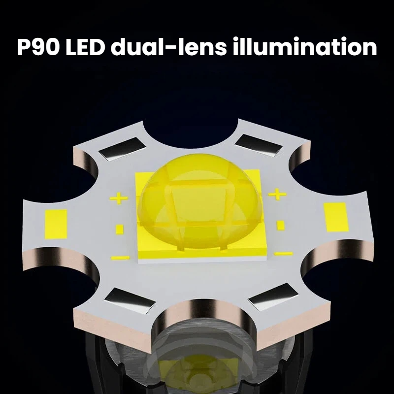 고출력 P90 LED 손전등 TYPE-C 충전식 줌 스 - Hunting Outdoors 리뷰 및 가격