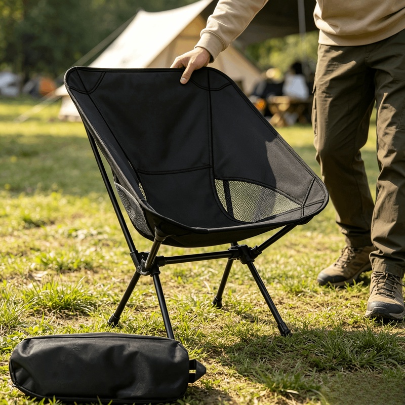 휴대용 경량 접이식 캠핑 의자, 수납 가방 포함, 낚시 - Outdoor Hunting Chair 리뷰 및 가격