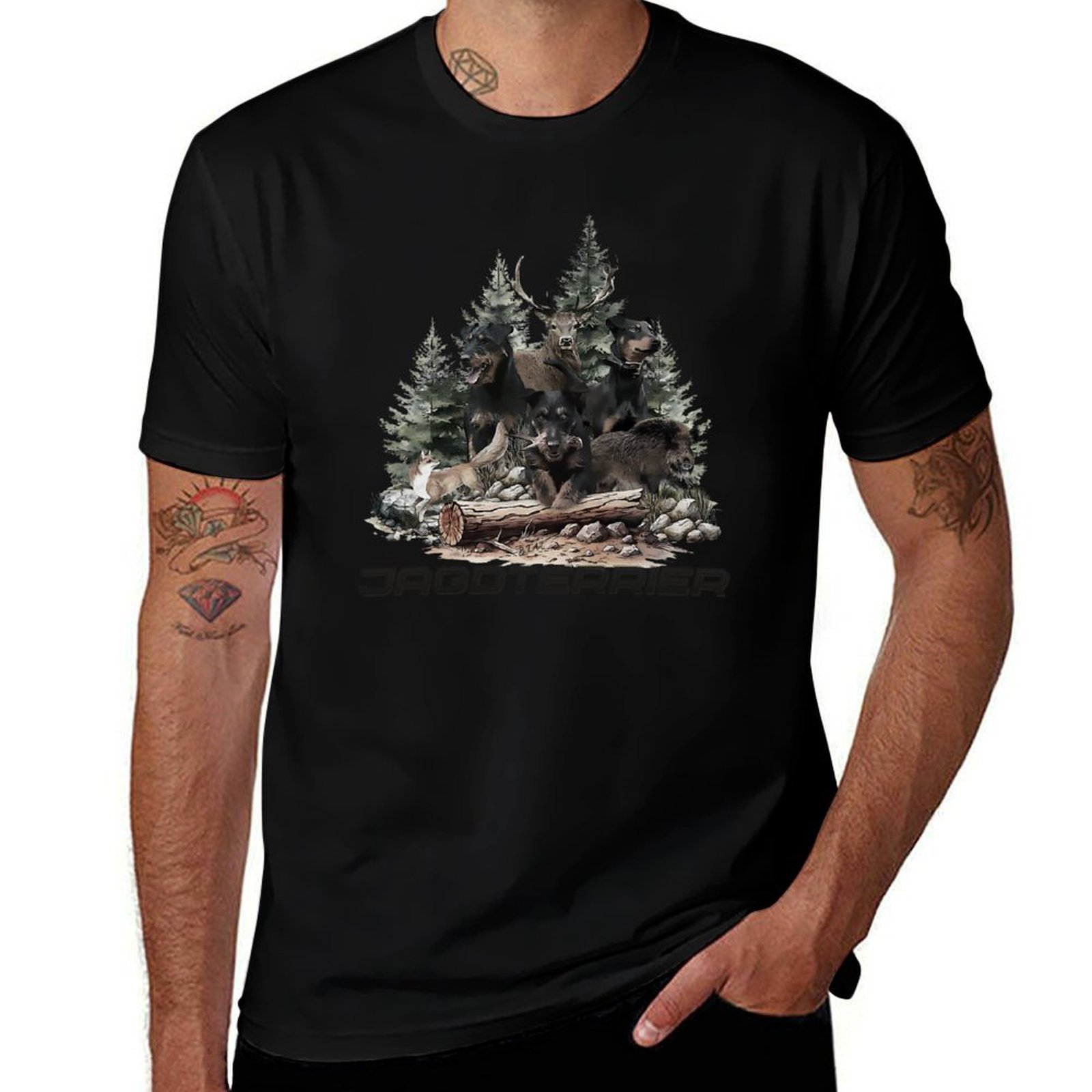 독일산 헌팅 테리어는 야생에서 사냥꾼의 동반자이다. 티 - Wildman Hunting & Outdoor Robertson 리뷰 및 가격