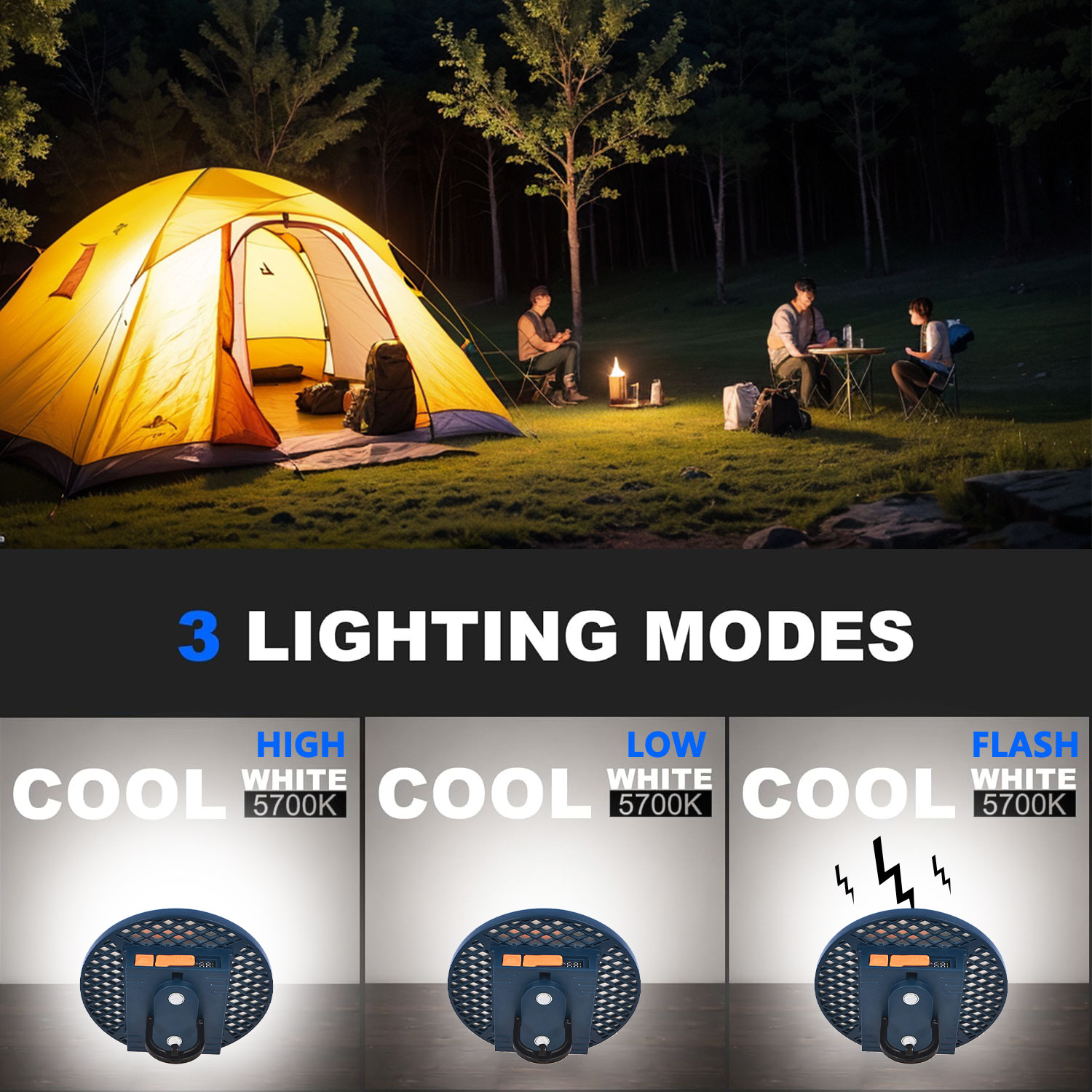 7500mAh 캠핑 라이트 충전식 휴대용 서스펜션 자기 - Outdoor Hunting Tent 리뷰 및 가격