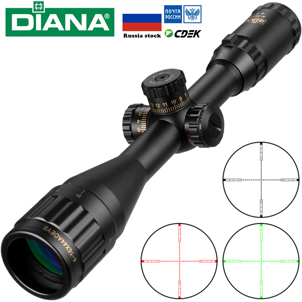 DIANA 4-16x44 전술 소총 광학 시력 녹색 빨 - Outdoor Hunting Lab 리뷰 및 가격